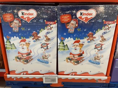 Adventní kalendář Kinder