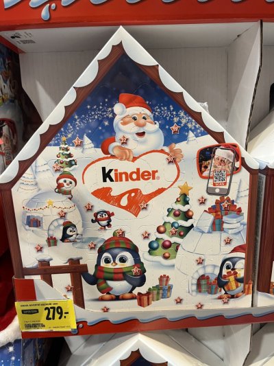 Čokoládový adventní kalendář Kinder