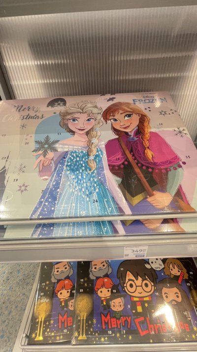 Adventní kalendář s motivem Frozen