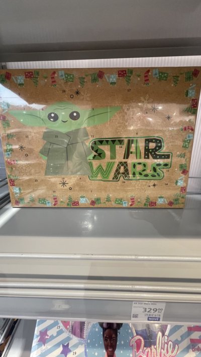 Adventní kalednář s motivem Star Wars