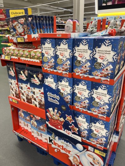 Čokoládový adventní kalendář Kinder