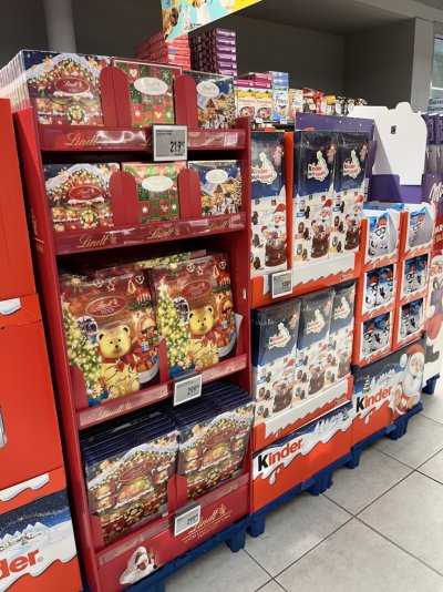 Čokoládový adventní kalendář Lindt