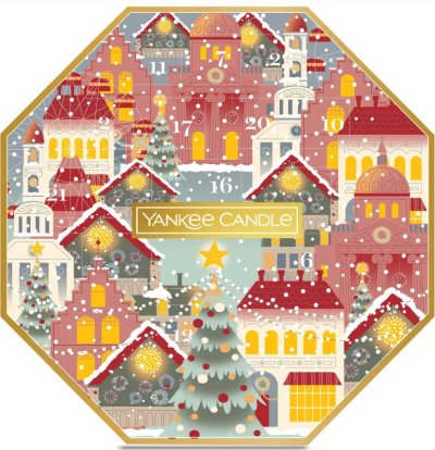 Adventní kalendář Yankee Candle ve tvaru věnce