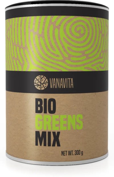 Hnědo-černo-zelená nádoba VanaVita