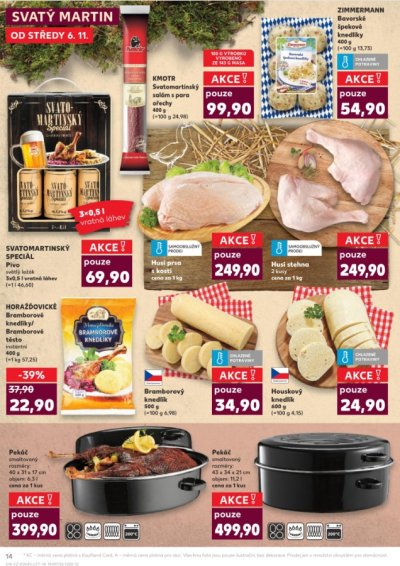 Akční leták Kaufland, platný od od 6. 11. do 12. 11.