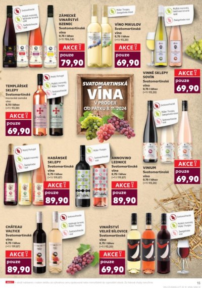 Akční leták Kaufland, platný od od 6. 11. do 12. 11.