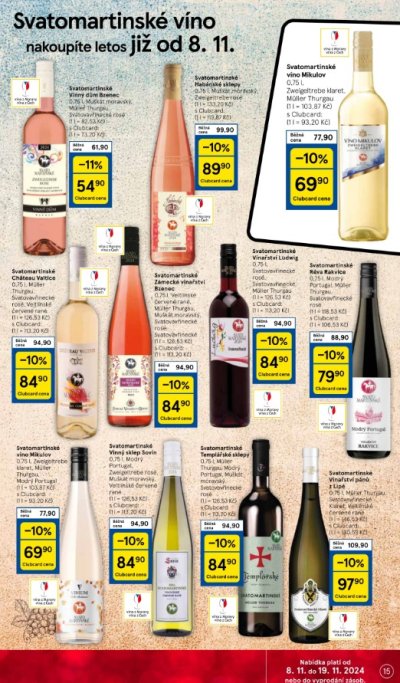 Akční leták Tesco, platný od od 6. 11. do 12. 11.