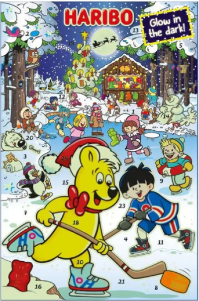 Adventní kalendář Haribo