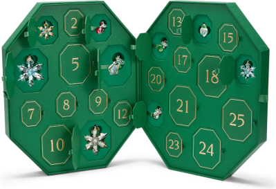 Adventní kalendář Swarovski s produkty z křišťálu