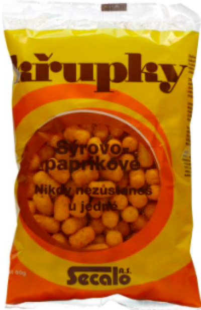 Sýrovo-paprikové křupky v sáčku