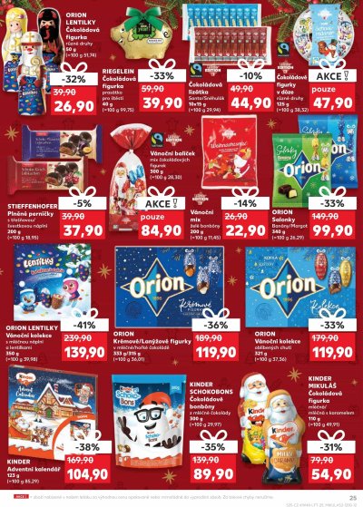 Akční leták týdne Kaufland, platný od 27. 11. do 3. 12.