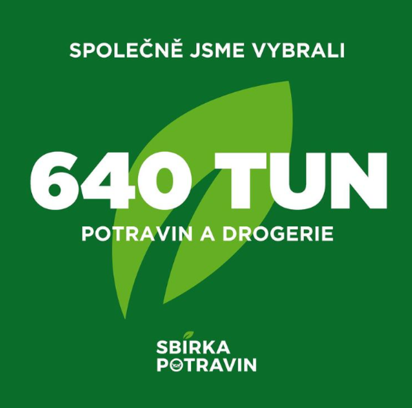 Sbírka potravin letos trhala rekordy