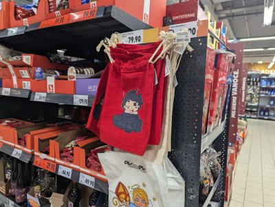 Mikulášské sáčky v Kauflandu