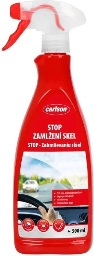 Červený sprej s bílým rozprašovačem