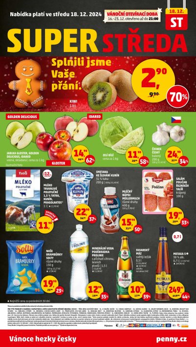 Akční leták PENNY, platný od 11. 12. do 18. 12.