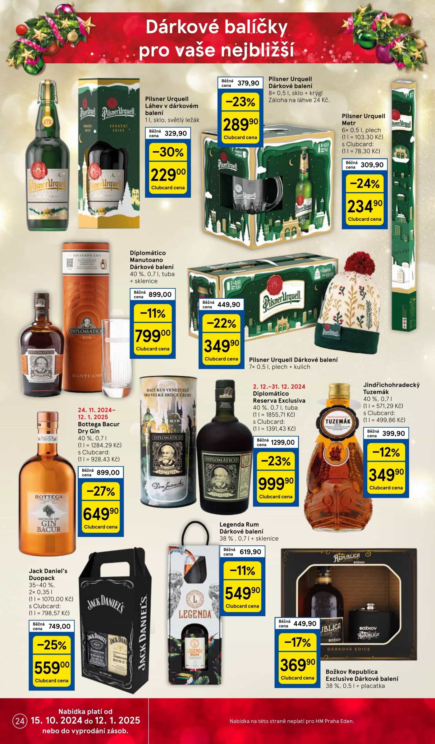 Speciality z akčního letáku týdne Tesco, platného od 11. 12. do 17. 12.