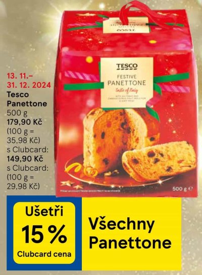 Speciality z akčního letáku týdne Tesco, platného od 11. 12. do 17. 12.