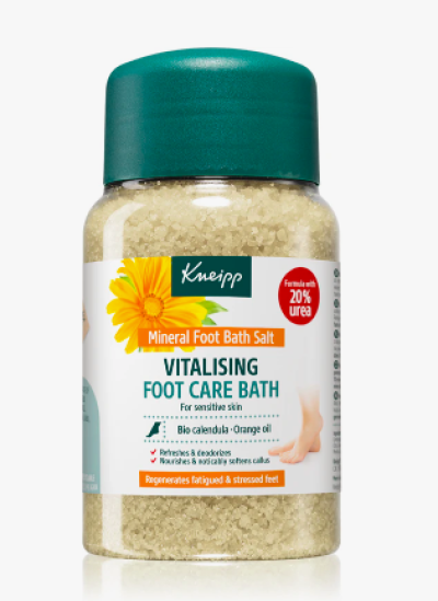 Sůl do koupele v produktové nádobě