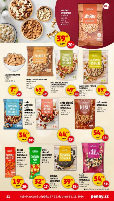 Speciality z akčního letáku týdne PENNY, platného od 27. 12. do 31. 12.
