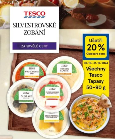 Speciality z akčního letáku týdne Tesco, platného od 27. 12. do 31. 12.