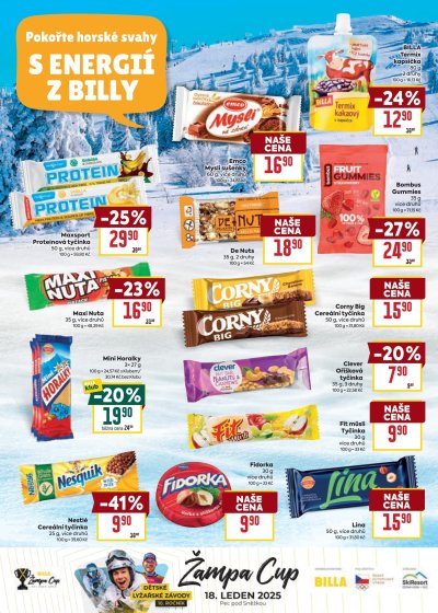 Speciality z akčního letáku týdne BILLA, platného od 2. 1. do 7. 1. 2025