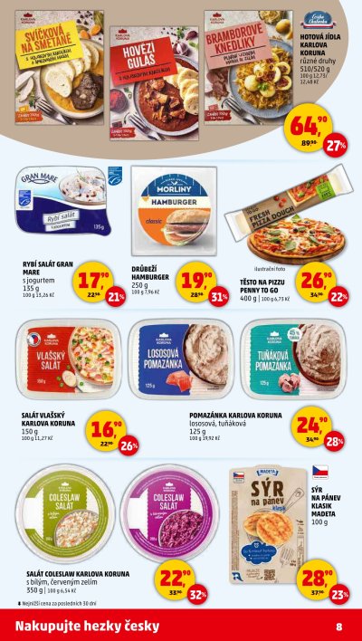 Speciality z akčního letáku týdne PENNY,  platného od 2. 1. do  8. 1. 2025