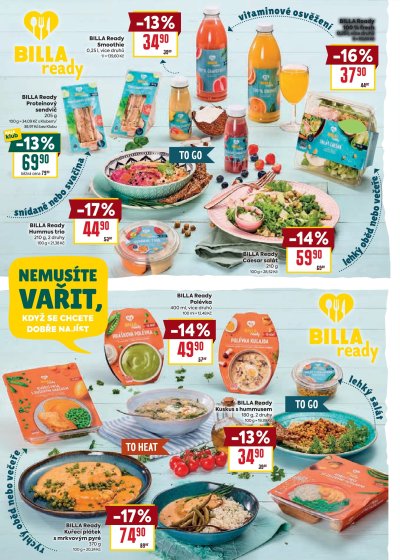 Speciality z akčního letáku týdne BILLA od 8. 1.
