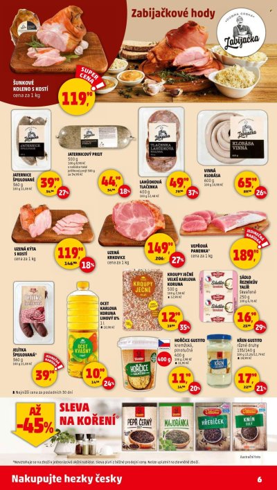 Speciality z akčního letáku týdne PENNY od 9. 1.
