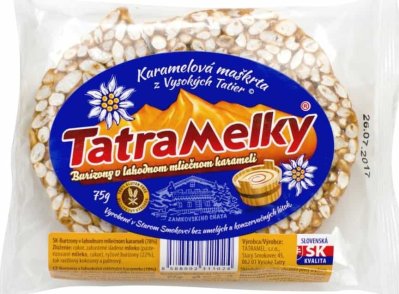 Karamelové burizony TatraMelky v sáčku