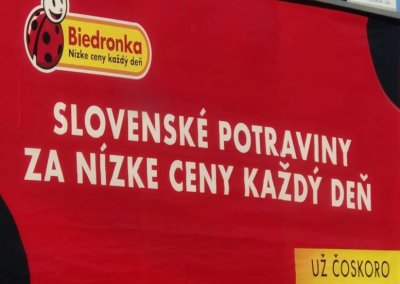 Reklamní plakát Biedronka
