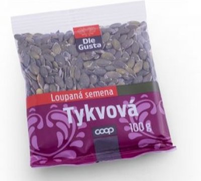 Balení tykvových semínek