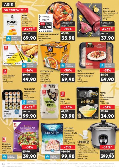 Speciality z akčního letáku týdne Kaufland od 22. 1.