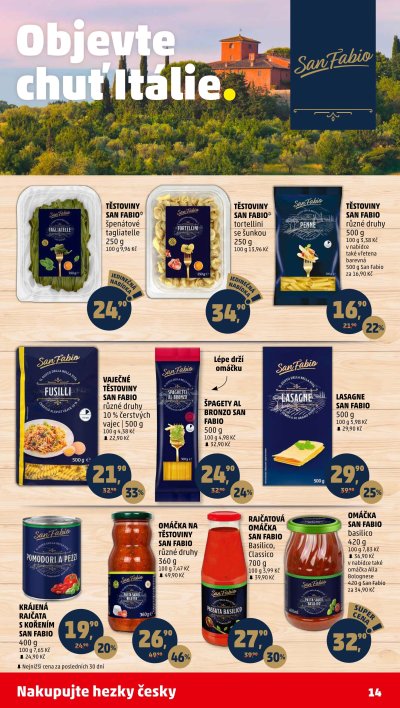 Speciality z akčního letáku týdne PENNY od 23. 1.