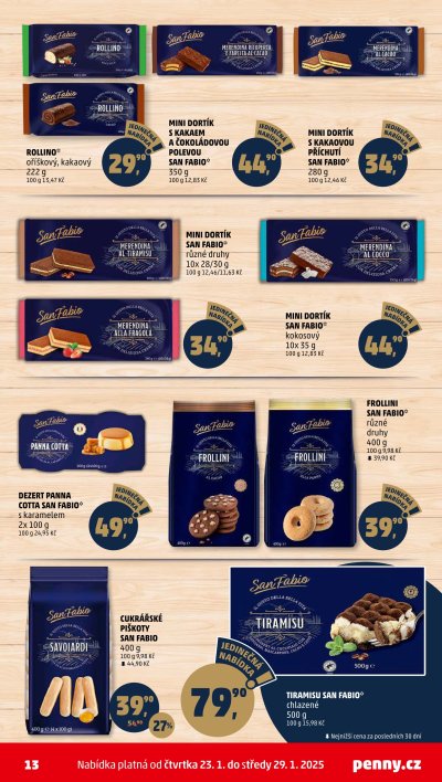 Speciality z akčního letáku týdne PENNY od 23. 1.