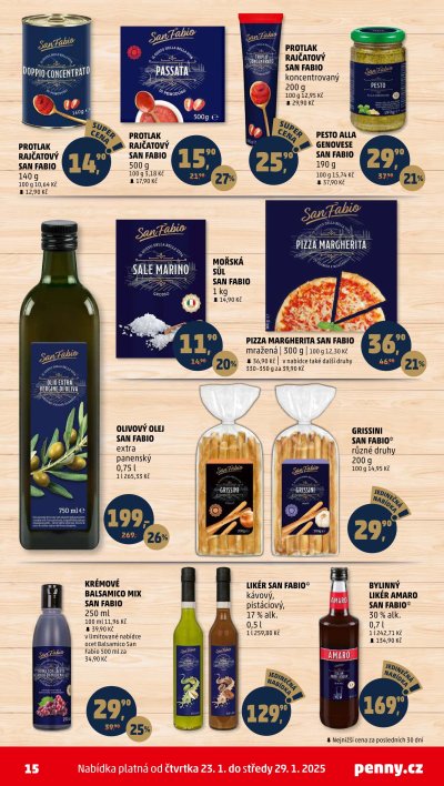 Speciality z akčního letáku týdne PENNY od 23. 1.