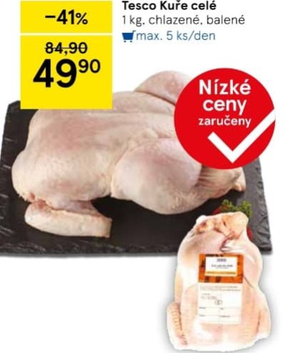 Akční leták týdne Tesco, platný od 29. 1. do 4. 2.