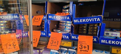 Máslo Mlekovita v akci