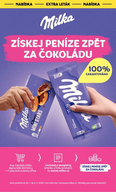 Bomby z akčního letáku týdne Albert od 29. 1.