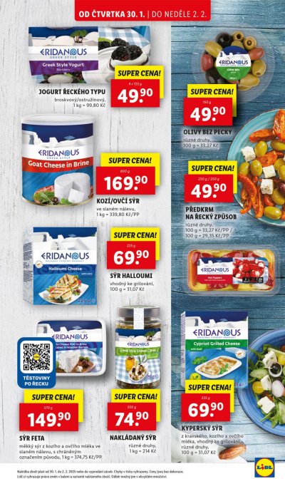 Bomby z akčního letáku týdne Lidl od 30. 1.