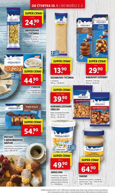 Bomby z akčního letáku týdne Lidl od 30. 1.