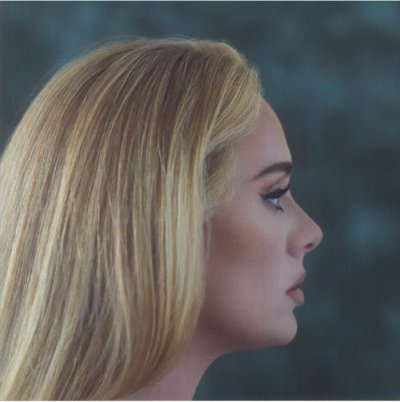 Obal LP desky zpěvačky Adele