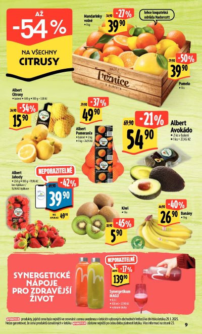 Akční bomby týdne Albert, platné od 5. 2.