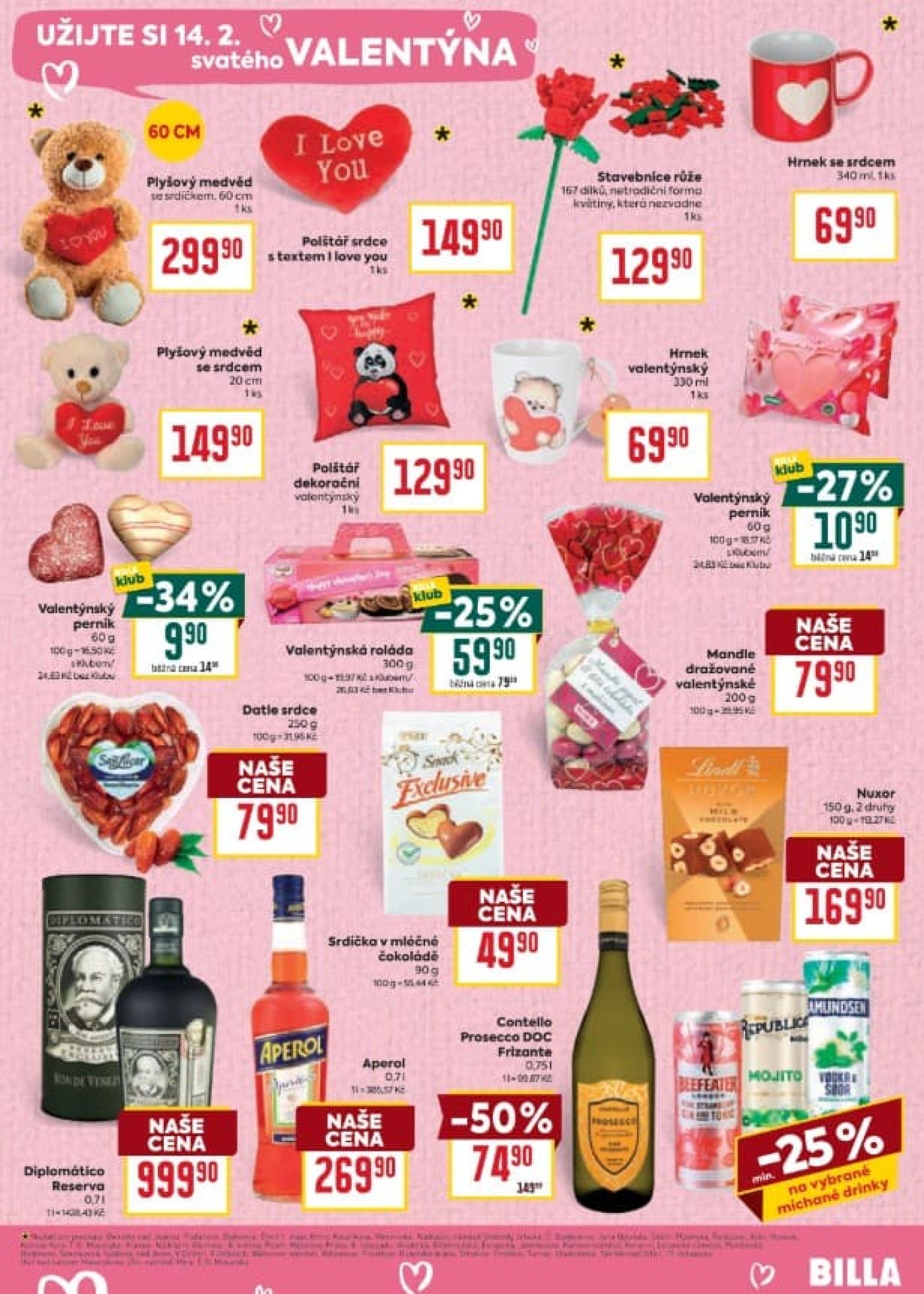 Akční bomby týdne BILLA, platné od 5. 2.