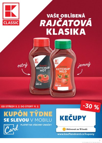 Akční bomby týdne Kaufland, platné od 5. 2.