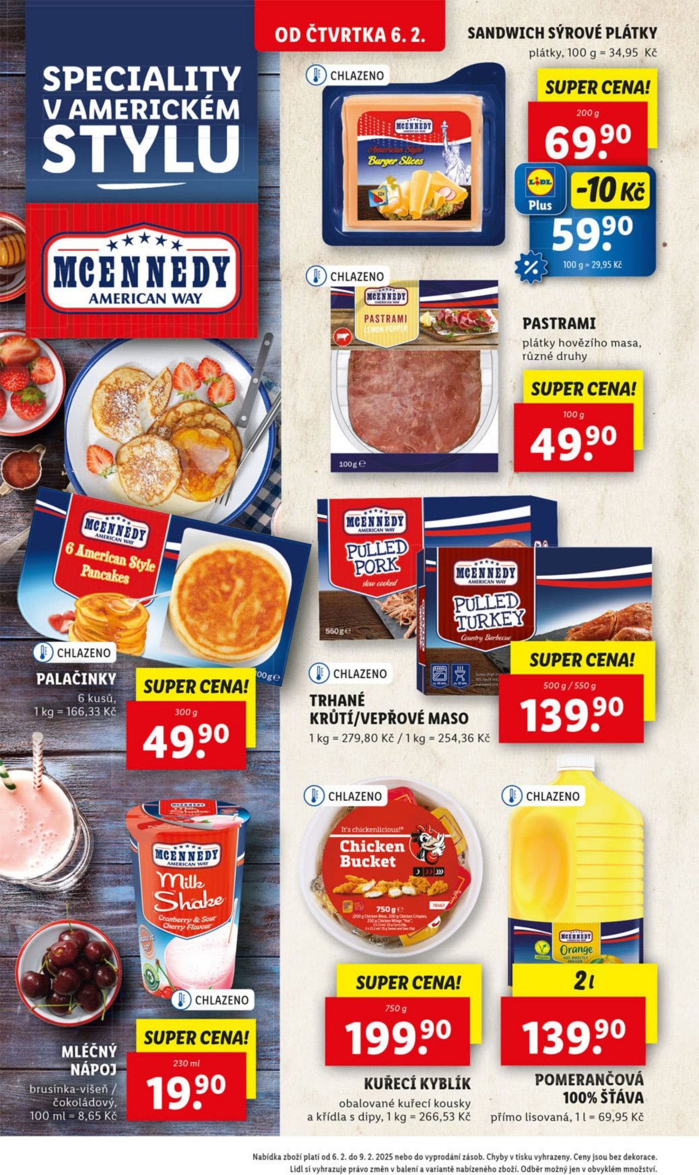 Akční bomby týdne Lidl, platné od 6. 2.