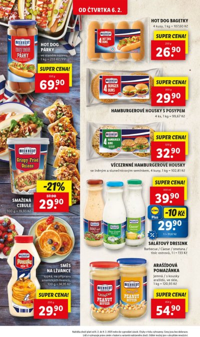 Akční bomby týdne Lidl, platné od 6. 2.