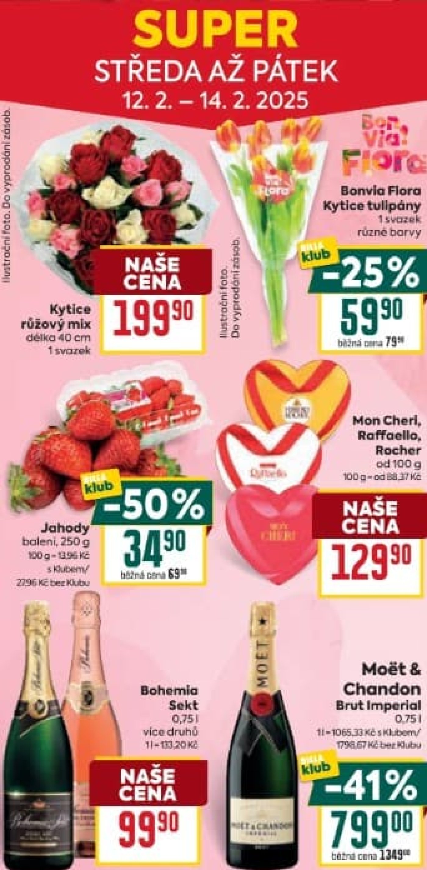 Speciality z akčního letáku týdne BILLA, platného od 12. 2. do 18. 2.