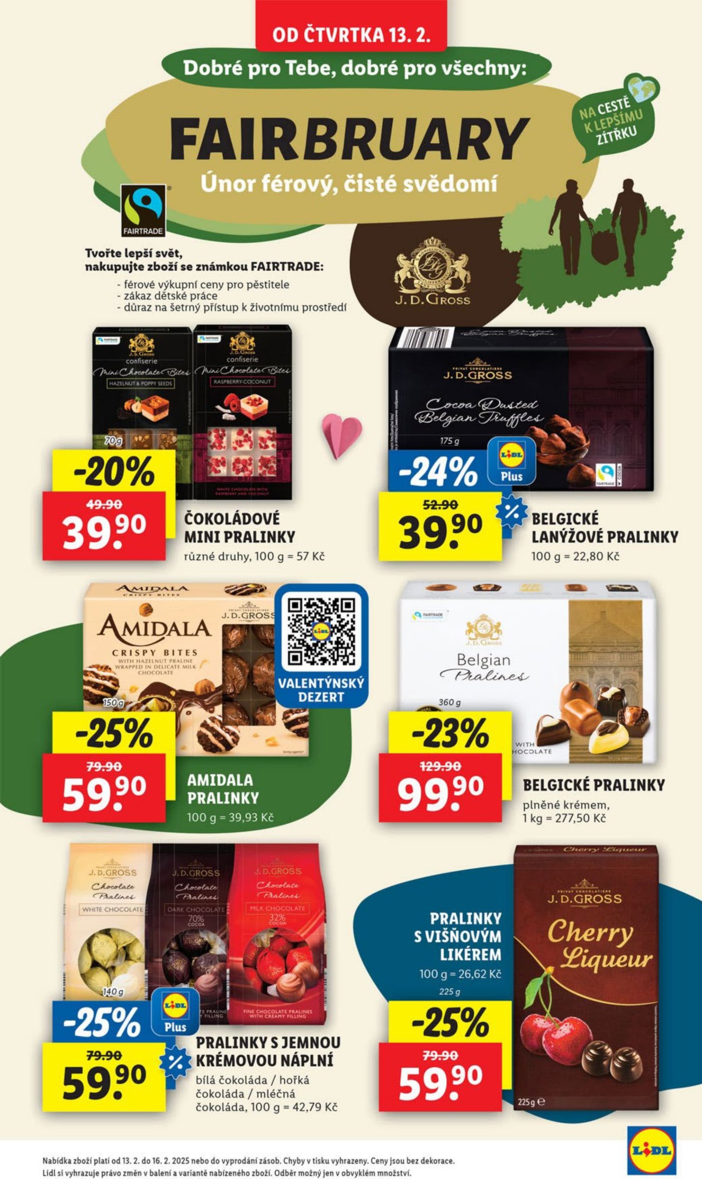 Speciality z akčního letáku týdne Lidl, platného od 13. 2. do 16. 2.