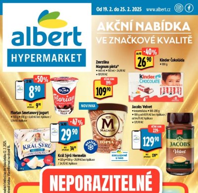 Speciality z akčního letáku týdne Albert, platného od 19. 2. do 25. 2.