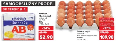 Akční leták týdne Kaufland, platný od 19. 2. do 25. 2.